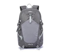 PORRASSO 35L Hiking Backpack Waterproof Rucksack Large Lightweight Daypack with Reflective Strip Durable Nylon Backpack for Women Men Camping Climbing Travel Outdoor Sports Dark Grey