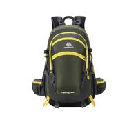 PORRASSO 40L Hiking Backpack Waterproof Outdoor Daypack with Multi External Gear Straps Rucksack Large Travel Backpack for Trekking Camping Weekend Trip Army Green