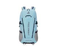 PORRASSO 45L Outdoor Backpack Waterproof Daypack Durable Rucksack Hiking Backpack with Rain Cover for Travel Trekking Camping Climbing Blue