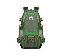 PORRASSO 50L Hiking Backpack with Removable Back Panel Large Outdoor Daypack with Rain Cover Breathable Rucksack for Camping Travel Green