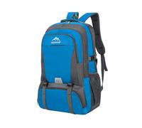 PORRASSO 55L Hiking Backpack Trekking Rucksack Large Waterproof Daypack Durable Backpack for Women Men Camping Climbing Travel Outdoor Sports Blue