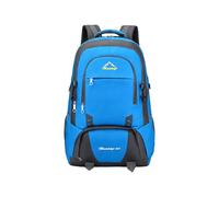 PORRASSO 60L Hiking Backpack Large Camping Rucksack with Breathable Back System Water Resistant Outdoor Travel Backpack for Women Men Climbing Sports Blue