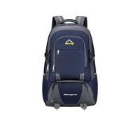 PORRASSO 60L Hiking Backpack Large Camping Rucksack with Breathable Back System Water Resistant Outdoor Travel Backpack for Women Men Climbing Sports Dark Blue