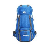 PORRASSO 60L Hiking Backpack Waterproof Daypack Large Rucksack with Rain Cover Backpack for Women Men Travel Trekking Camping Climbing Outdoor Sports Dark Blue
