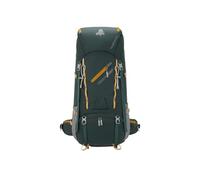PORRASSO 65L Outdoor Backpack Waterproof Daypack Durable Rucksack Hiking Backpack with Rain Cover for Women Men Travel Trekking Camping Climbing Dark Green