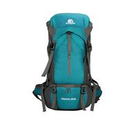 PORRASSO 70L Hiking Backpack Durable Waterproof Camping Rucksack with Rain Cover Multi External Hanging Straps Large Capacity Travel Backpack Malachite Green