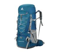 PORRASSO 75L Hiking Backpack Large Rucksack Durable Daypack Backpack with Rain Cover for Women Men Travel Trekking Camping Climbing Outdoor Sports Turquoise