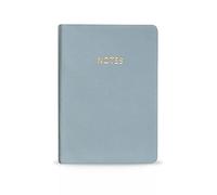 PORRASSO A6 Notebook Leather Diaries Journal Girl Sketchbook Women Agenda Notepad Hardcover for Student Office Staff Writing Lovers 10.7x14.3 CM Blue