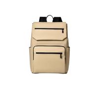 PORRASSO Casual Backpack Water-Resistant Laptop Backpack Men Rucksack Practical Daypack for Work Travel Daily Use Khaki