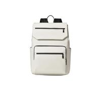 PORRASSO Casual Backpack Water-Resistant Laptop Backpack Men Rucksack Practical Daypack for Work Travel Daily Use Off-white