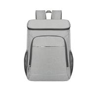 PORRASSO Cooler Backpack Insulated Lunch Bag 25L Leakproof Daypack Large Capacity Waterproof Picnic Backpack for Outdoor Travels Camping Beach BBQ Hiking Grey