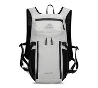 PORRASSO Cycling Backpack Waterproof Daypack Breathable Comfortable Backpack for Men Women Travel Outdoor Hiking Running Light Grey