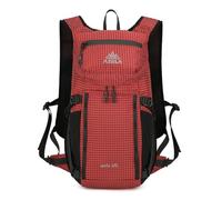 PORRASSO Cycling Backpack Waterproof Daypack Breathable Comfortable Backpack for Men Women Travel Outdoor Hiking Running Red