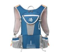 PORRASSO Cycling Hiking Backpack Water-Resistant Outdoor Daypack Breathable Comfortable Backpack for Men Women Biking Hiking Running Blue