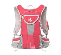 PORRASSO Cycling Hiking Backpack Water-Resistant Outdoor Daypack Breathable Comfortable Backpack for Men Women Biking Hiking Running Red