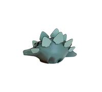 PORRASSO Dinosaur Shape Crossbody Bag Girl Creative Shoulder Bag PU Handbag with Adjustable Shoulder Strap Women Cute Animal Satchel Blue