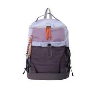 PORRASSO Fashion Backpack Women Men Daypack Lightweight Nylon Rucksack Waterproof Backpack School Bag for Travel Climbing Outdoor Sports Daily Use Purple B