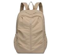 PORRASSO Foldable Backpack Casual Daypack Rucksack Lightweight Waterproof Backpack for Women Men Travel Climbing Outdoor Sports Daily Use Khaki