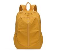 PORRASSO Foldable Backpack Casual Daypack Rucksack Lightweight Waterproof Backpack for Women Men Travel Climbing Outdoor Sports Daily Use Yellow