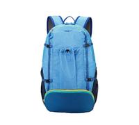 PORRASSO Foldable Backpack Daypack 20 L Waterproof Rucksack Lightweight Backpack for Women Men Camping Hiking Outdoor Sports Blue