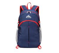PORRASSO Foldable Backpack Hiking Daypack 20L Rucksack Lightweight Waterproof Backpack for Women Men Camping Travel Outdoor Sports Dark Blue