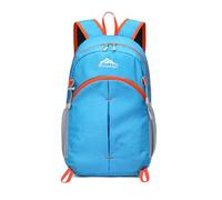 PORRASSO Foldable Backpack Hiking Daypack 20L Rucksack Lightweight Waterproof Backpack for Women Men Camping Travel Outdoor Sports Blue