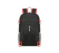 PORRASSO Foldable Backpack Hiking Daypack Waterproof Rucksack Lightweight Women Men Backpack for Camping Travel Outdoor Sports Black