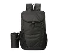 PORRASSO Foldable Backpack Lightweight Daypack 20 L Waterproof Rucksack Hiking Backpack for Women Men Camping Cycling Outdoor Sports Black
