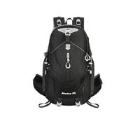PORRASSO Hiking Backpack 30L Waterproof Rucksack Large Camping Daypack Breathable Durable Nylon Backpack for Women Men Travel Outdoor Sports Black