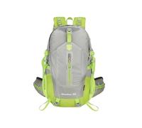 PORRASSO Hiking Backpack 30L Waterproof Rucksack Large Camping Daypack Breathable Durable Nylon Backpack for Women Men Travel Outdoor Sports Grey Green