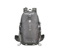 PORRASSO Hiking Backpack 40L Waterproof Rucksack Large Camping Daypack Durable Nylon Backpack for Women Men Travel Outdoor Sports Grey