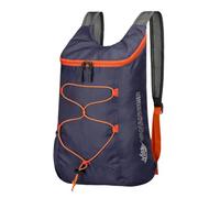 PORRASSO Hiking Backpack Foldable Daypack 18L Waterproof Rucksack Lightweight Backpack for Women Men Camping Cycling Outdoor Sports Dark Blue