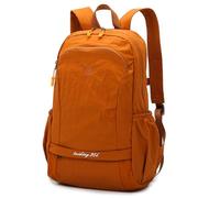 PORRASSO Hiking Backpack Foldable Daypack 25L Rucksack Lightweight Waterproof Backpack for Women Men Travel Climbing Outdoor Sports Daily Use Yellow