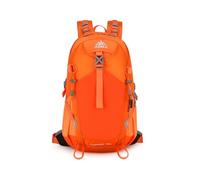 PORRASSO Hiking Backpack Trekking Rucksack Outdoor Daypack 25/35 L Waterproof Durable Nylon Backpack for Women Men Camping Walking Climbing Travel Outdoor Sports Orange A