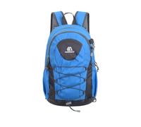 PORRASSO Hiking Backpack Water Resistant Nylon Outdoor Daypack with Breathable Honeycomb Back Pad Lightweight Travel Backpack for Men Women Blue