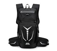 PORRASSO Hiking Backpack Waterproof Daypack 20L Rucksack Breathable Backpack for Women Men Trekking Cycling Climbing Outdoor Sports Black