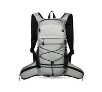 PORRASSO Hiking Backpack Waterproof Daypack Rucksack Lightweight Backpack with Reflective Strip for Women Men Trekking Cycling Climbing Outdoor Sports Grey
