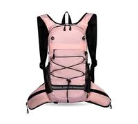 PORRASSO Hiking Backpack Waterproof Daypack Rucksack Lightweight Backpack with Reflective Strip for Women Men Trekking Cycling Climbing Outdoor Sports Pink