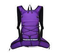 PORRASSO Hiking Backpack Waterproof Daypack Rucksack Lightweight Backpack with Reflective Strip for Women Men Trekking Cycling Climbing Outdoor Sports Purple