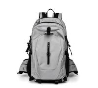 PORRASSO Hiking Backpack Waterproof Rucksack 20L Large Daypack Durable Backpack for Women Men Camping Climbing Travel Outdoor Sports Light grey