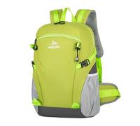 PORRASSO Hiking Backpack Waterproof Rucksack 33L Daypack Durable Nylon Backpack for Women Men Camping Climbing Travel Outdoor Sports Green