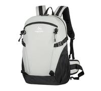PORRASSO Hiking Backpack Waterproof Rucksack 33L Daypack Durable Nylon Backpack for Women Men Camping Climbing Travel Outdoor Sports Grey