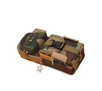 PORRASSO Large Pencil Case Waterproof Pen Bag Holder Camouflage Creative Stationery Pouch Portable Organizer Multiple Pockets Vertical Student Boys School - City Camouflage