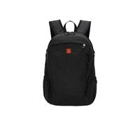 PORRASSO Lightweight Backpack Casual Daypack Women School Bag Rucksack Large Nylon Bookbag for Hiking Travel Daily Use Black
