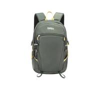 PORRASSO Lightweight Hiking Backpack Water Resistant Oxford Daypack with Reflective Detail & Trekking Pole Loops Rucksack Multi Pocket Travel Backpack for Walking Cycling Short Trip Green