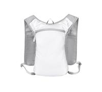 PORRASSO Lightweight Hydration Backpack Outdoor Running Backpack Breathable Mesh Daypack for Hiking Camping Cycling White