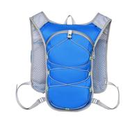 PORRASSO Lightweight Hydration Backpack Reflective Running Cycling Daypack Waterproof Outdoor Sports Backpack Blue
