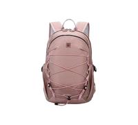 PORRASSO Lightweight Outdoor Backpack Water Resistant Nylon Daypack 25L Breathable Backpack with Hydration Compartment for Hiking Travel Daily Use Pink