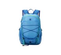 PORRASSO Lightweight Outdoor Backpack Water Resistant Nylon Daypack 25L Breathable Backpack with Hydration Compartment for Hiking Travel Daily Use Blue