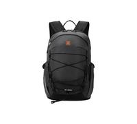 PORRASSO Lightweight Outdoor Backpack Water Resistant Nylon Daypack 25L Breathable Backpack with Hydration Compartment for Hiking Travel Daily Use Black